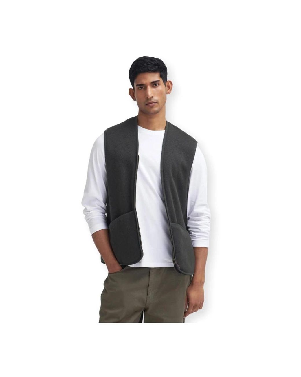 Vests Barbour de hombre de color Green