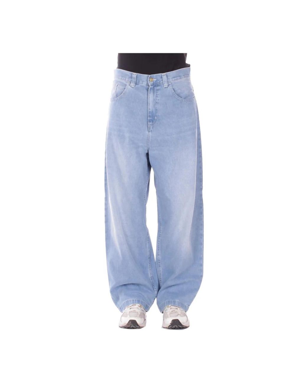 Carhartt Blue Loose Fit Jeans for men