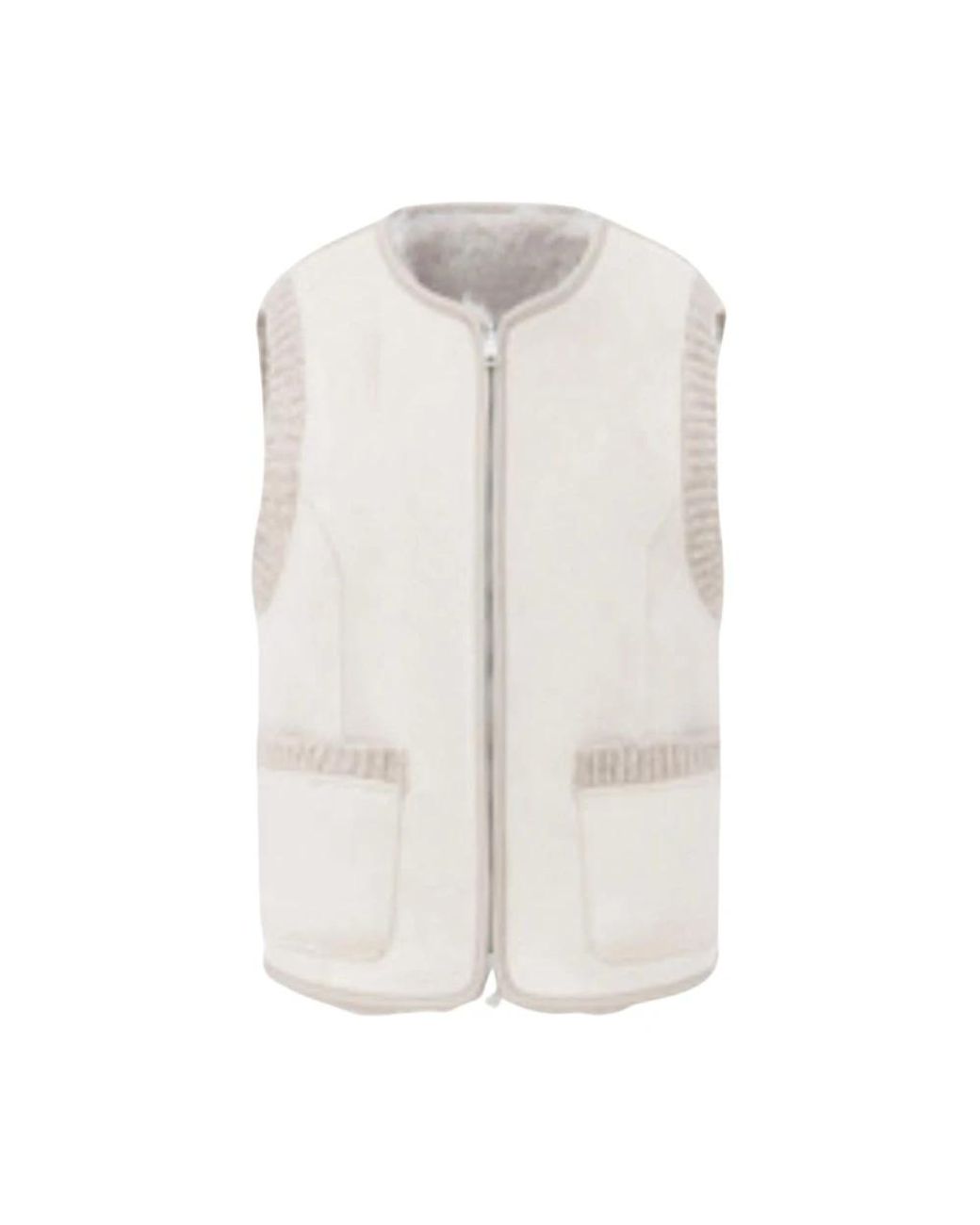 Urbancode Jassen ,Chaleco Ecopiel Reversible in het White