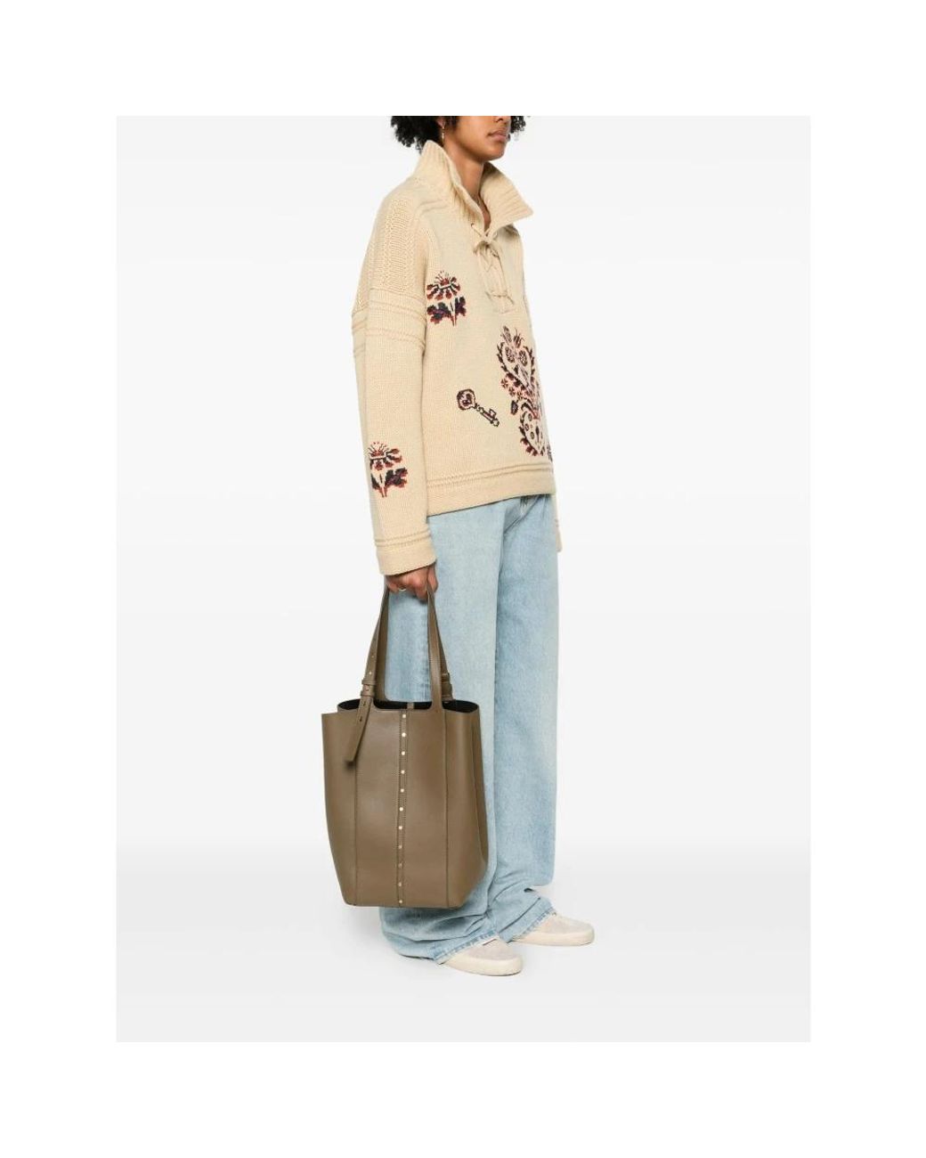 Golden Goose Deluxe Brand Brown Shopping Bags