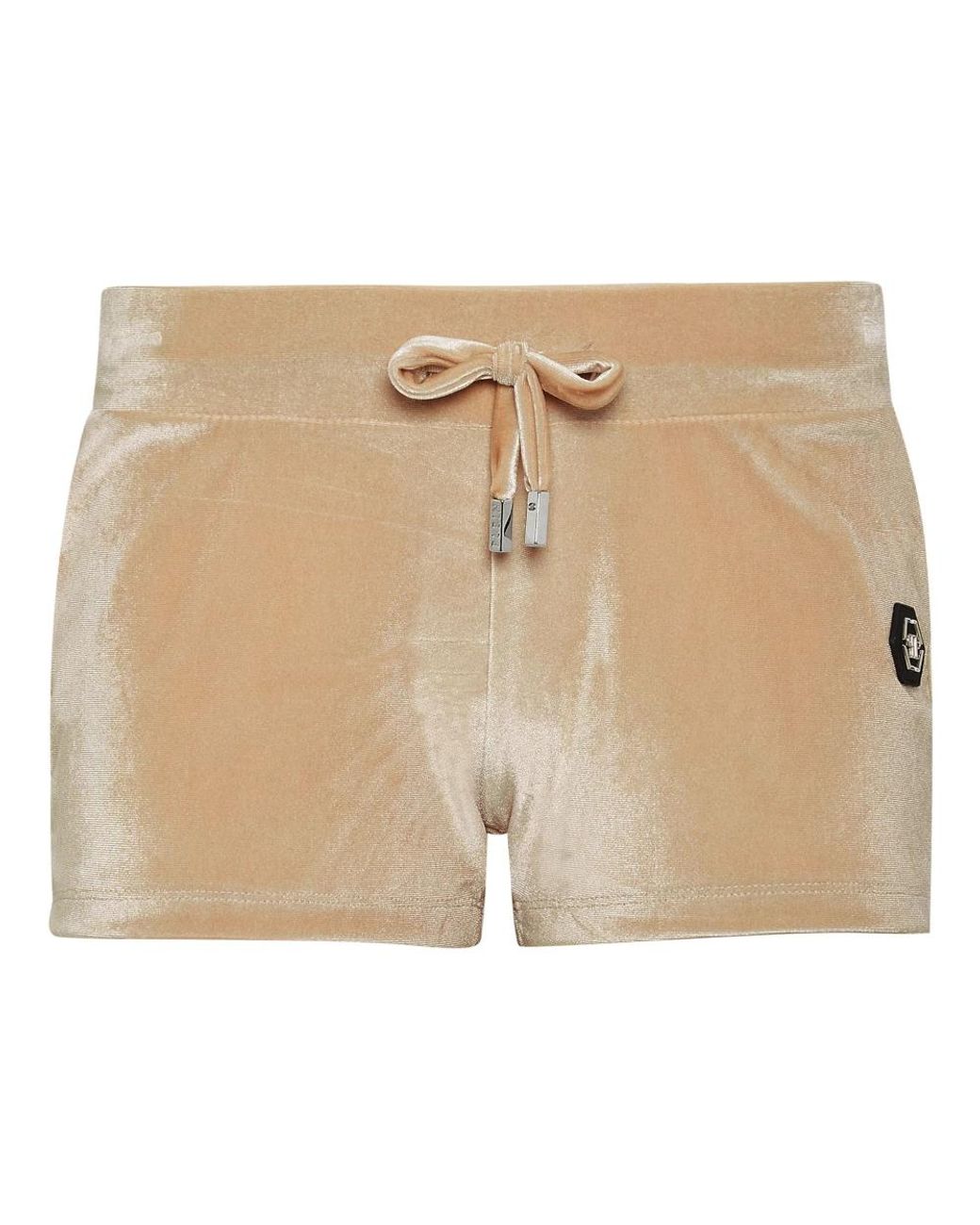 Philipp Plein Jogging Shorts Gothic in het Natural