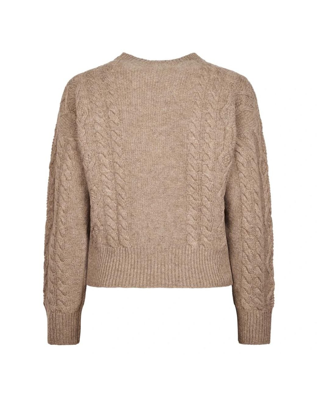 Max Mara Brown Round-Neck Knitwear