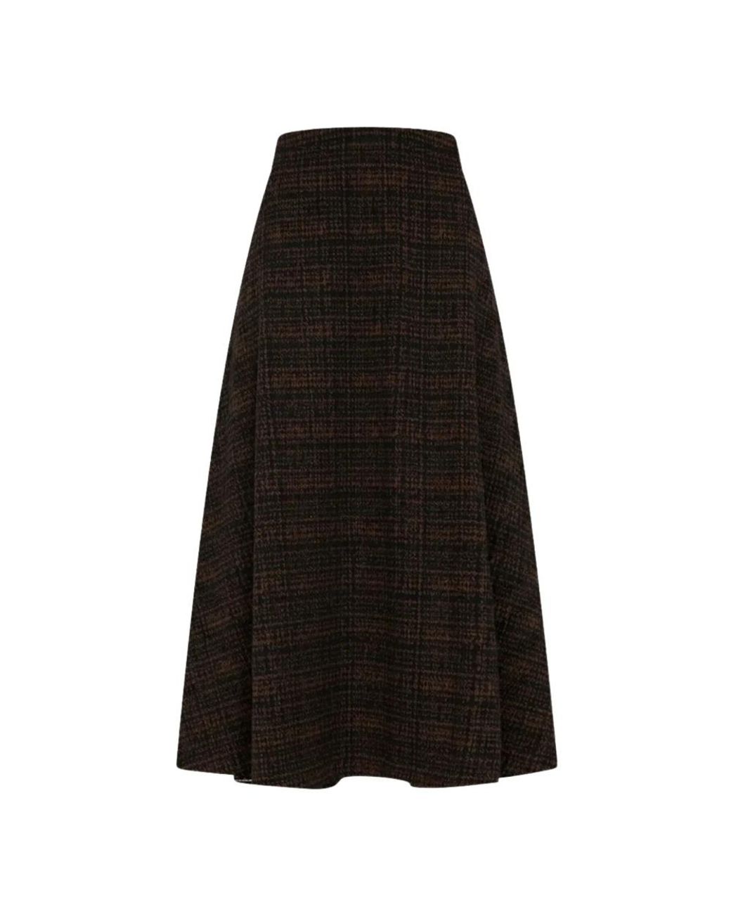 Maxi Skirts Niu de color Black