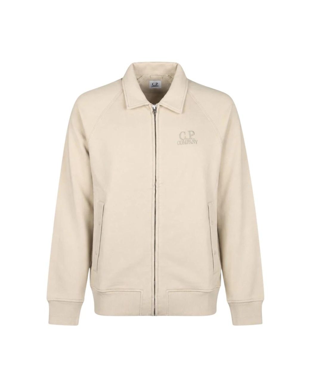 C P Company Natural Zip-Throughs for men