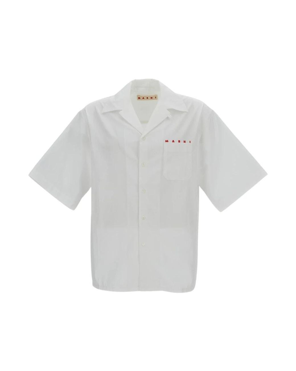 Marni Gray Short Sleeve Shirts for men