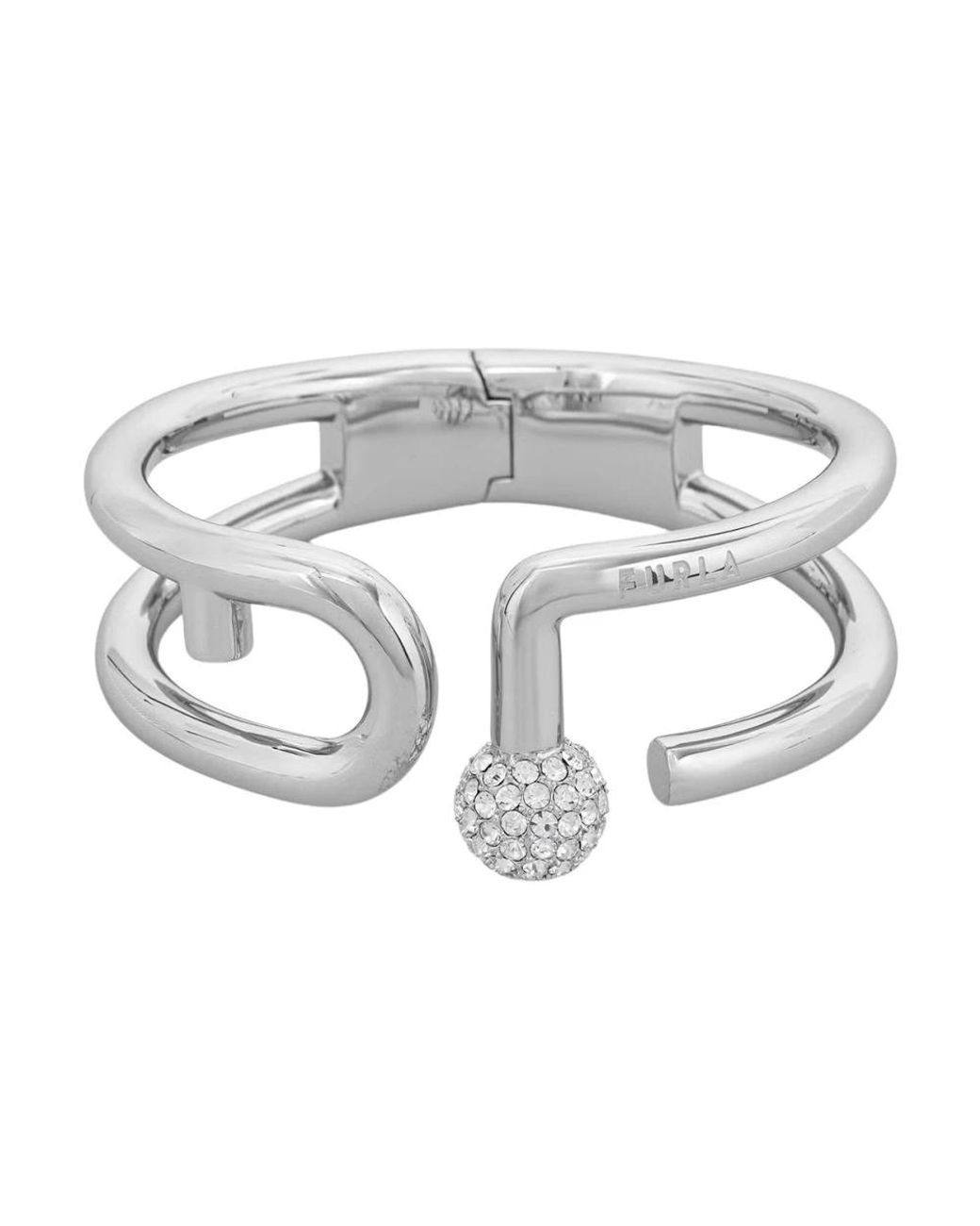 Furla Accessoires ,Grijs ,Bangle in het Metallic