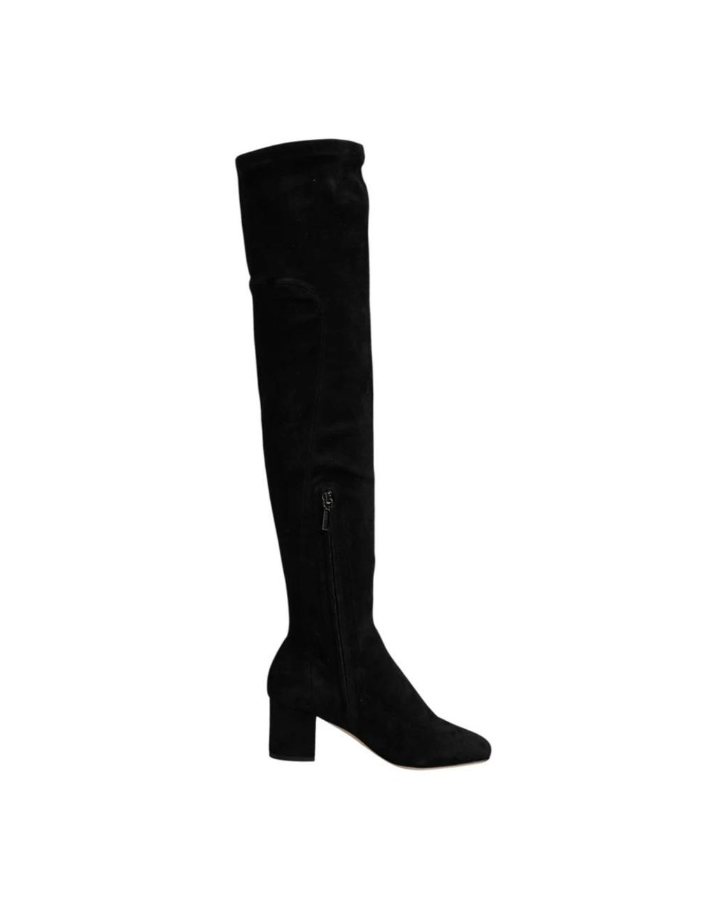 Dolce & Gabbana Black Over-The-Knee Boots