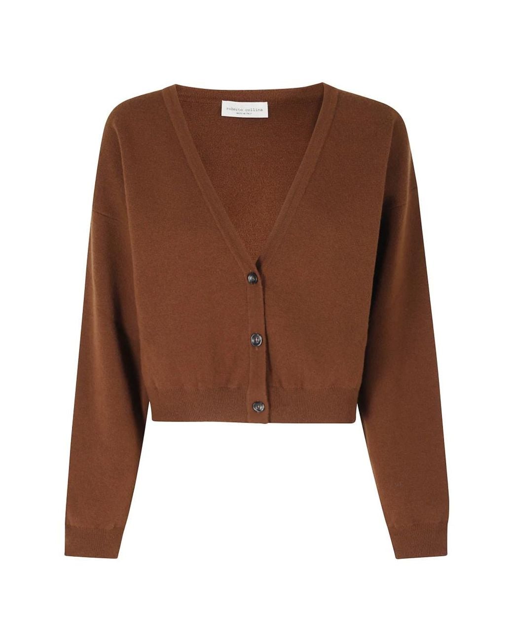 Roberto Collina Cardigan Ml in het Brown