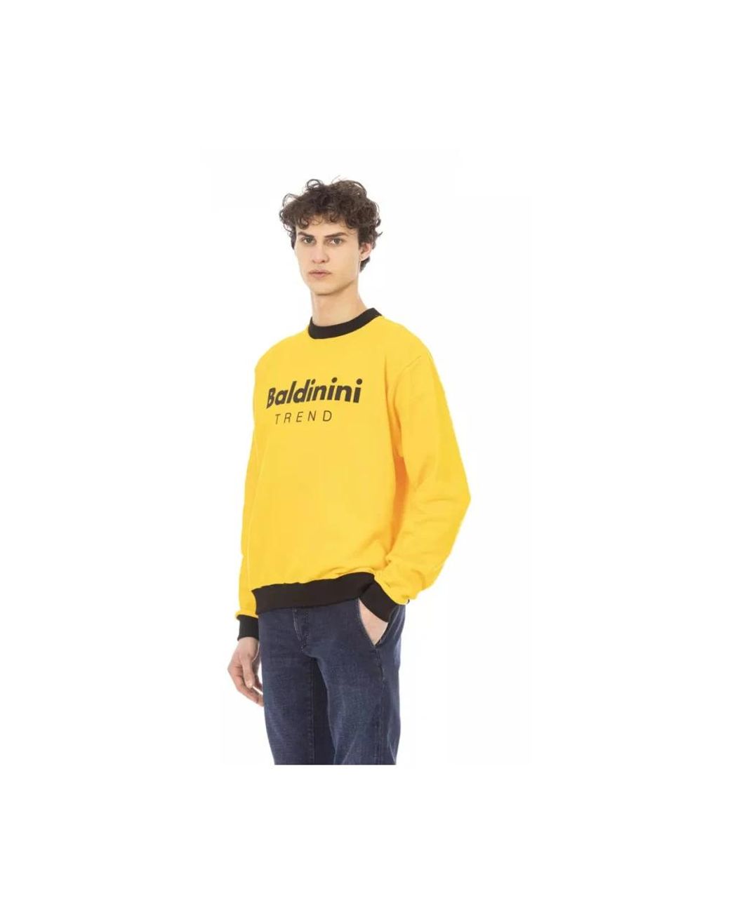 Baldinini Yellow Sweatshirts for men