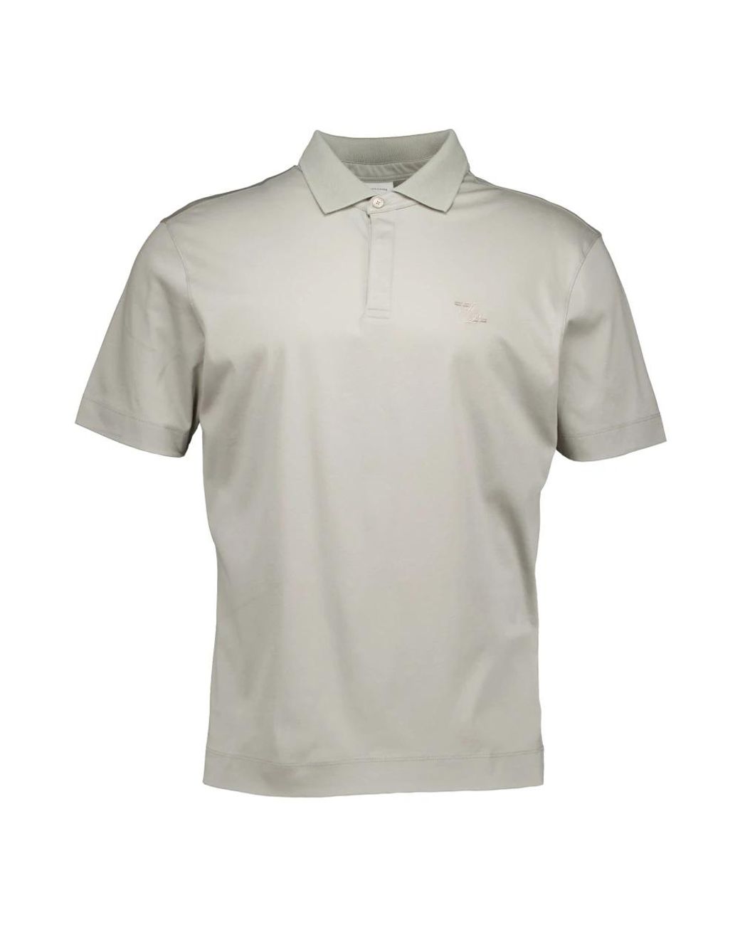 Filling Pieces Gray Polo Shirts for men