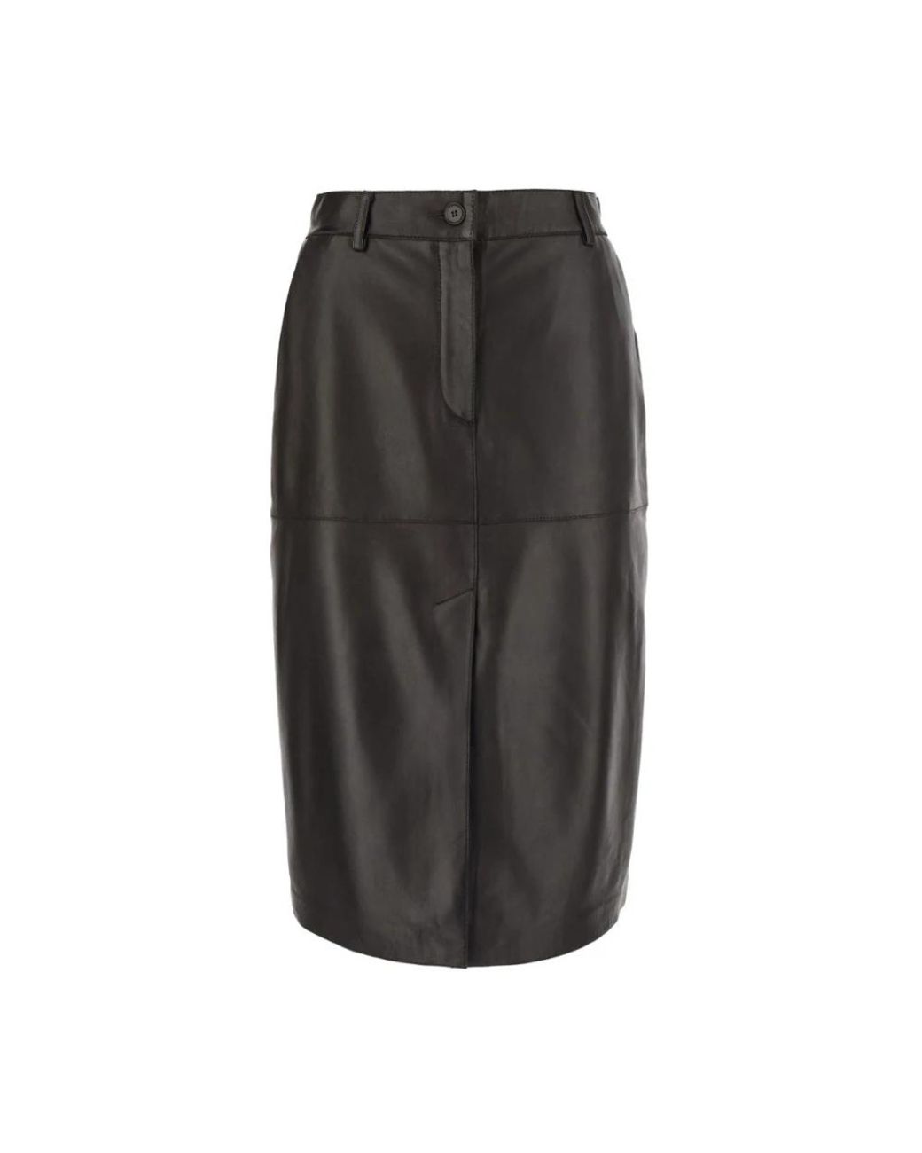 P.A.R.O.S.H. Gray Leather Skirts