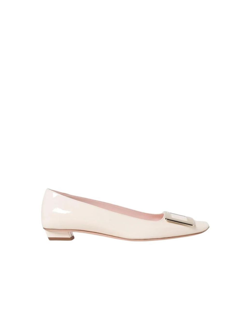 Roger Vivier Natural Ballerina Shoes