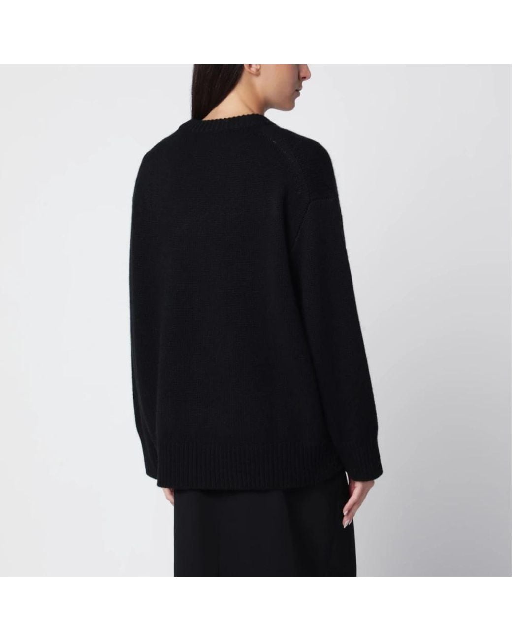 Lisa Yang Black Round-Neck Knitwear