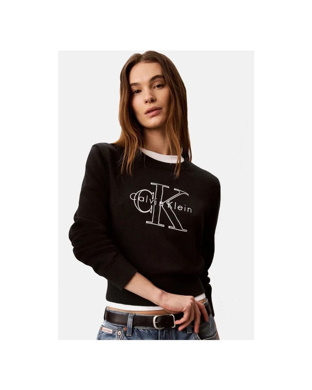 Calvin Klein Black Strickpullover