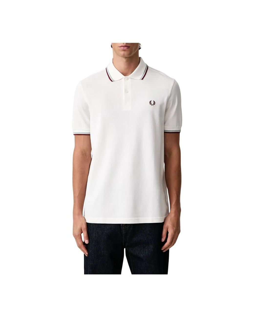 Fred Perry M3600 Poloshirt in het White voor heren