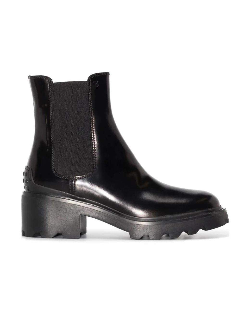 Tod's Black Chelsea Boots