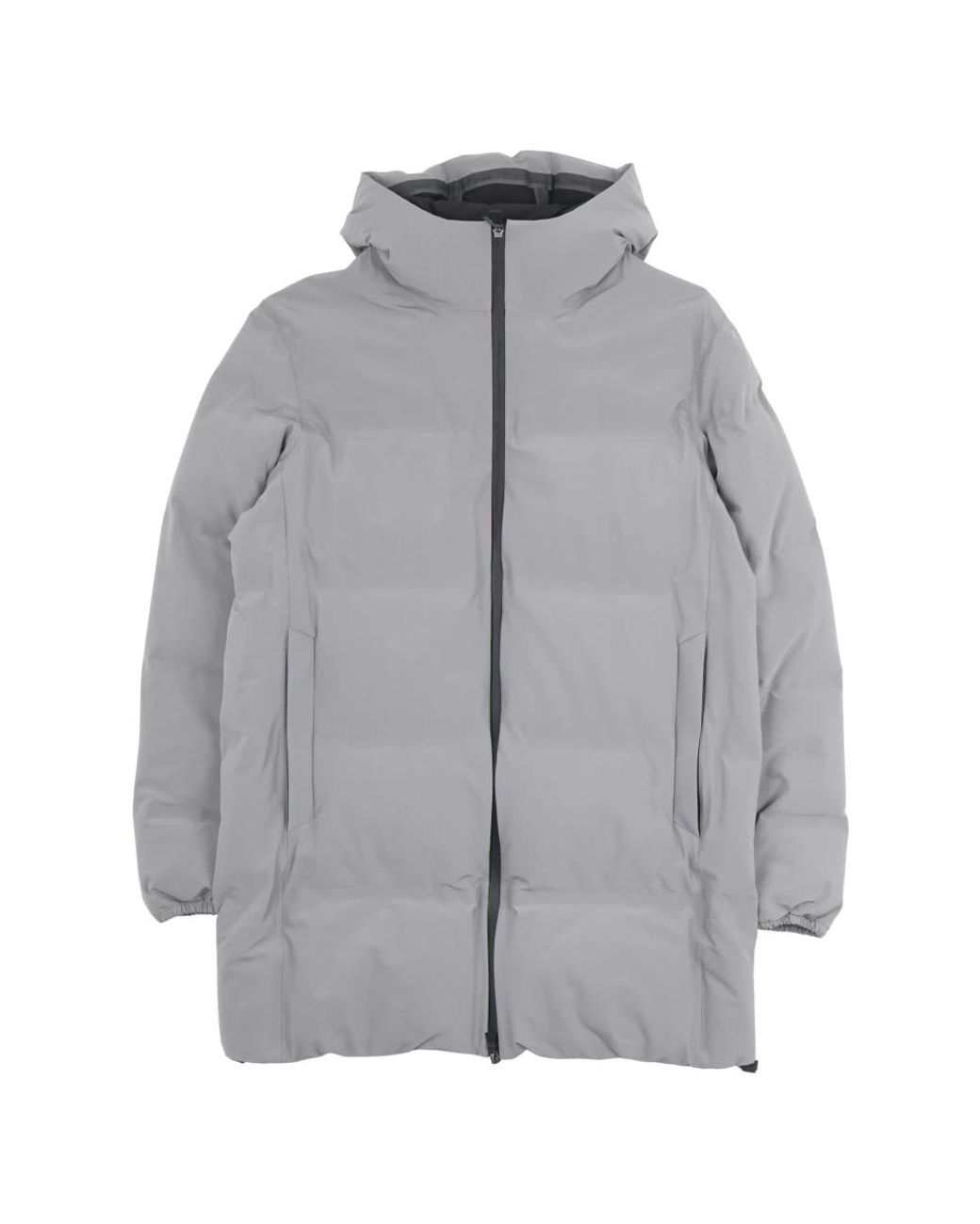Herno Lange Laminar Donsjas in het Gray voor heren