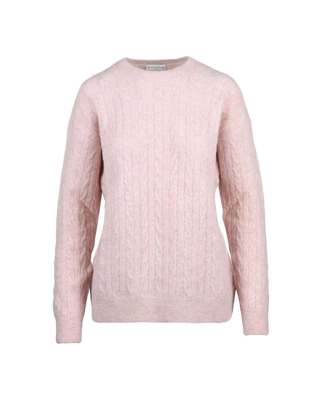 Ballantyne Pink Round-Neck Knitwear