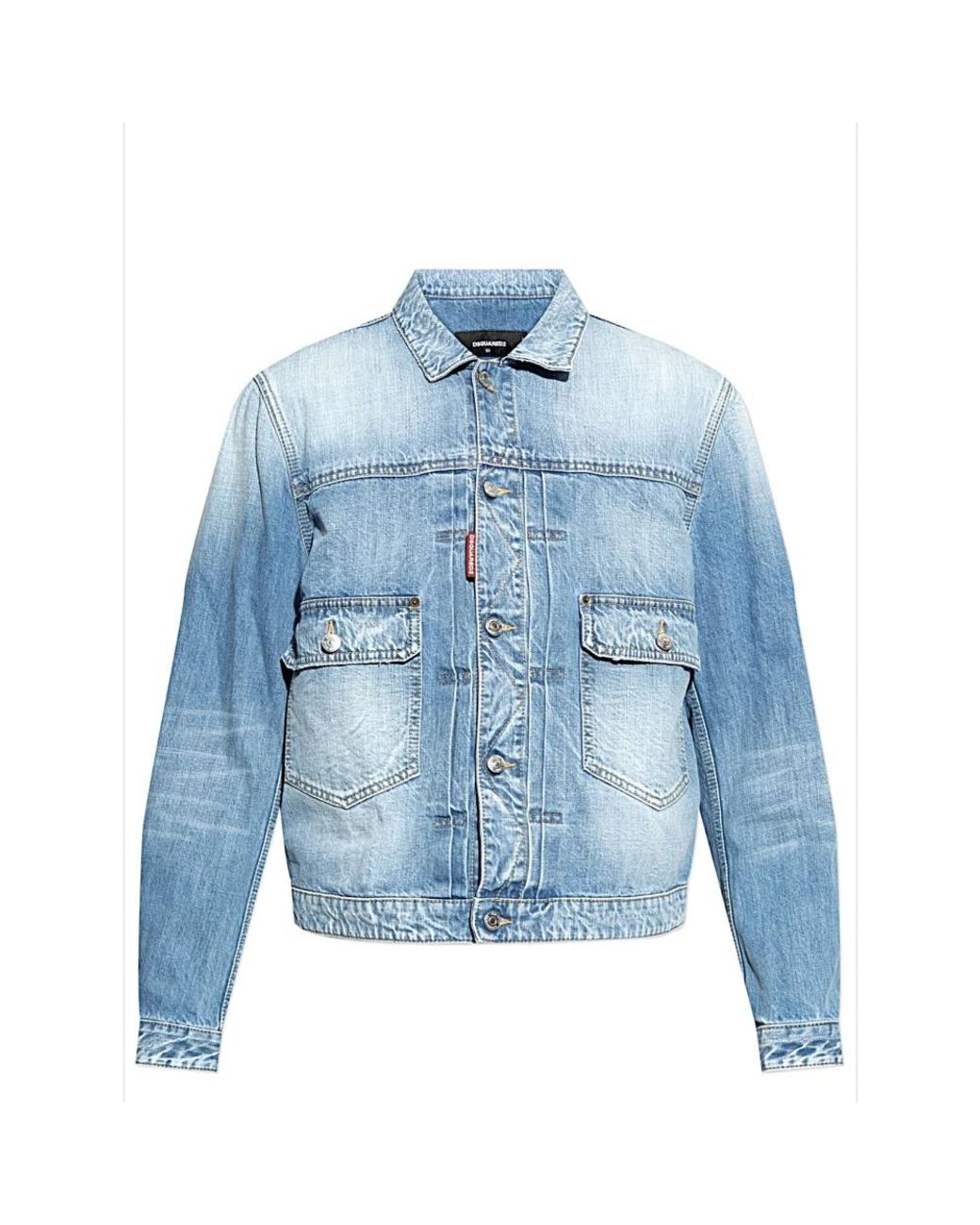 DSquared² Blue Denim Jackets for men