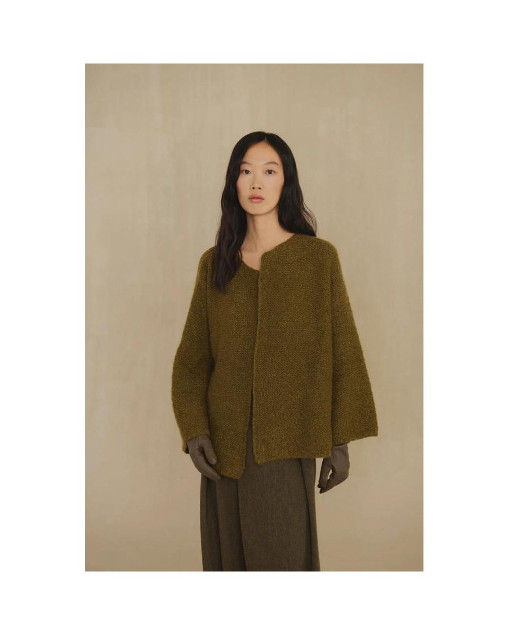 Cortana Green Cashmere Knitwear