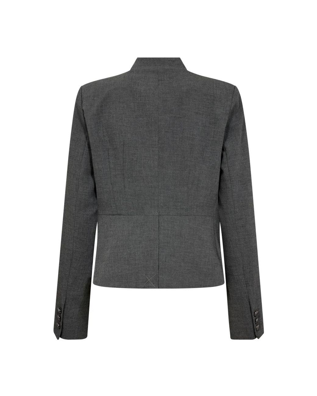 Blazers co'couture de color Black