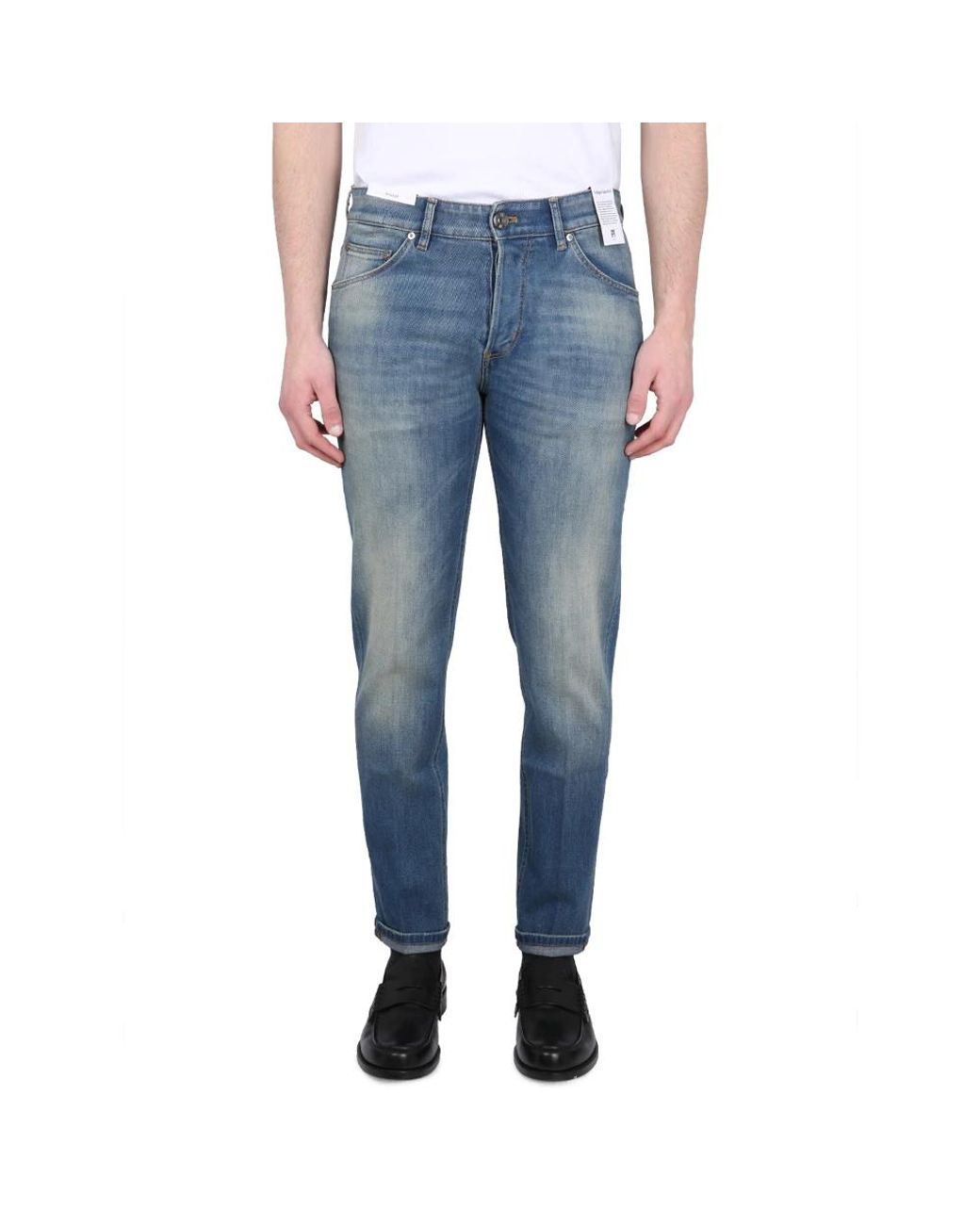 PT Torino Blue Slim-Fit Jeans for men
