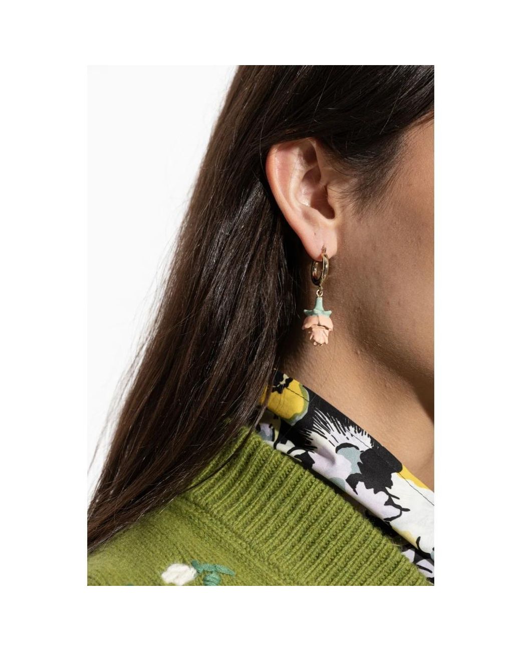 Earrings Marni en coloris Yellow