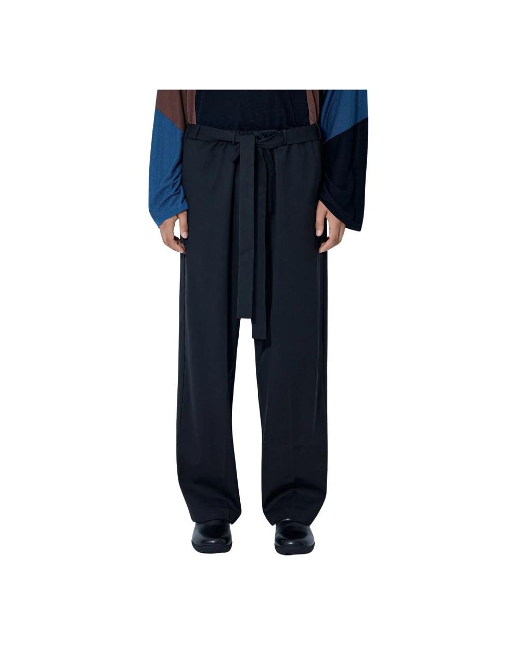 Kiko Kostadinov Blue Wide Trousers for men