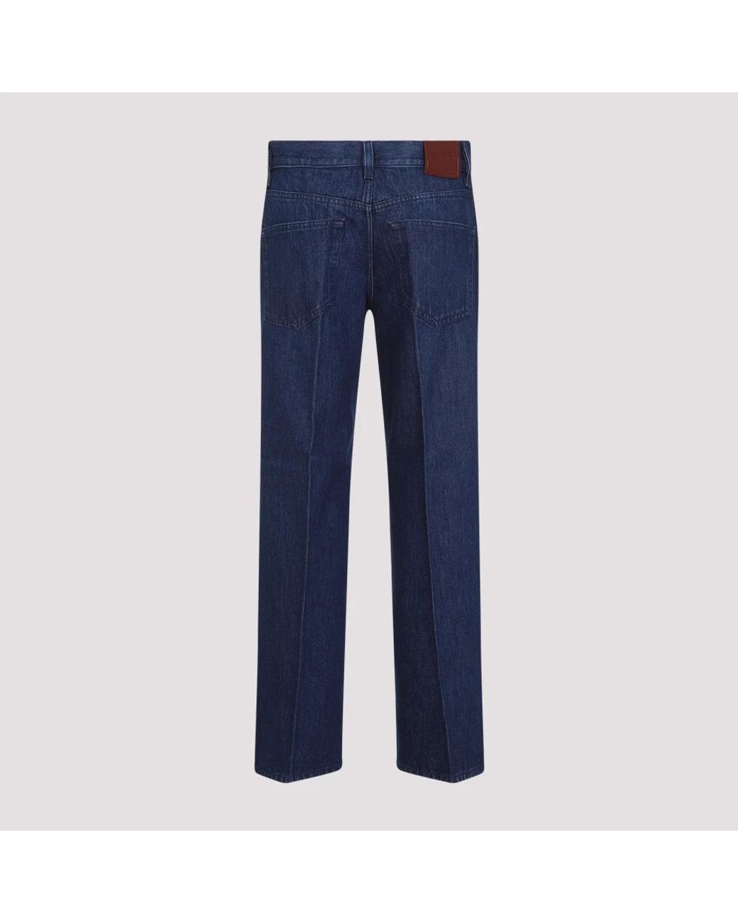 Gucci Blue Straight Fit Jeans