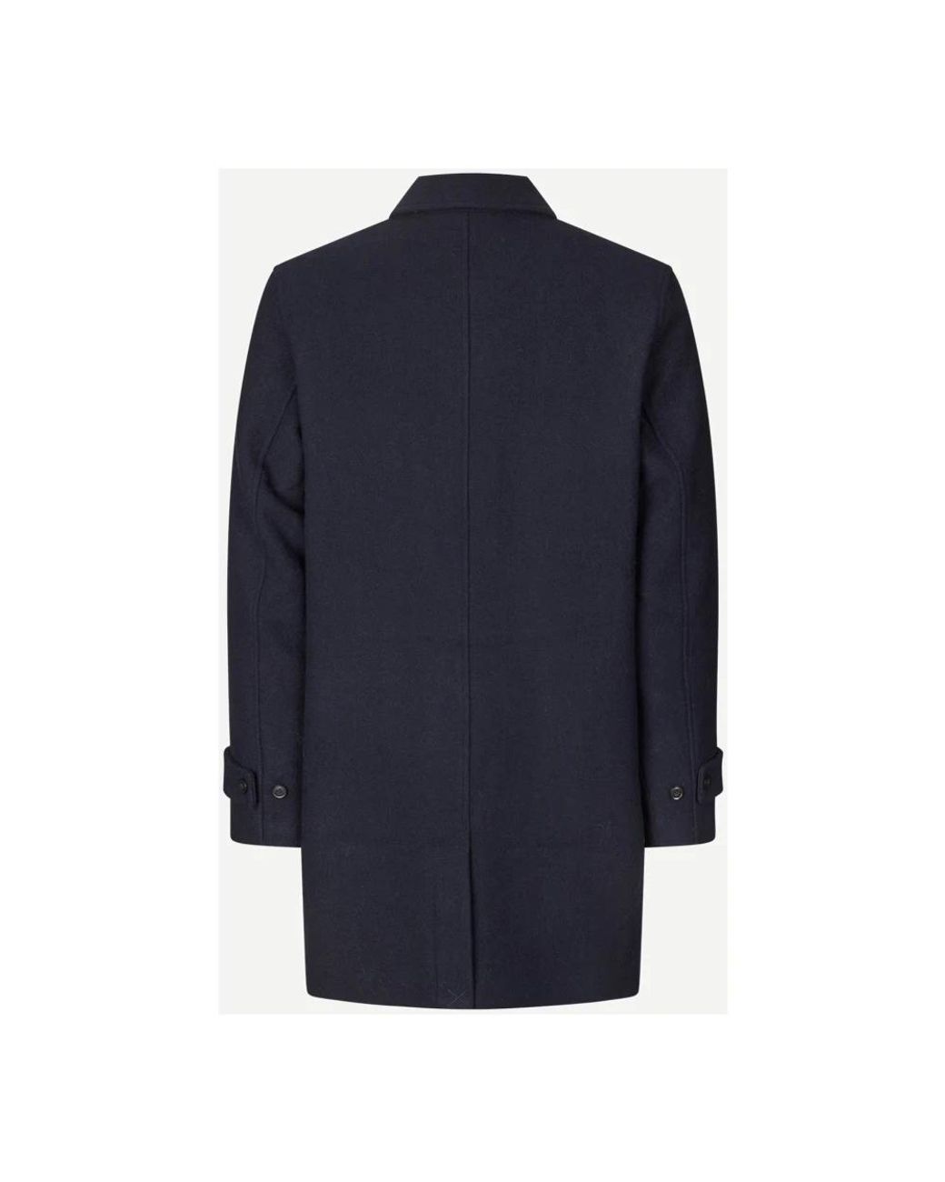 Samsøe & Samsøe Blue Single-Breasted Coats for men