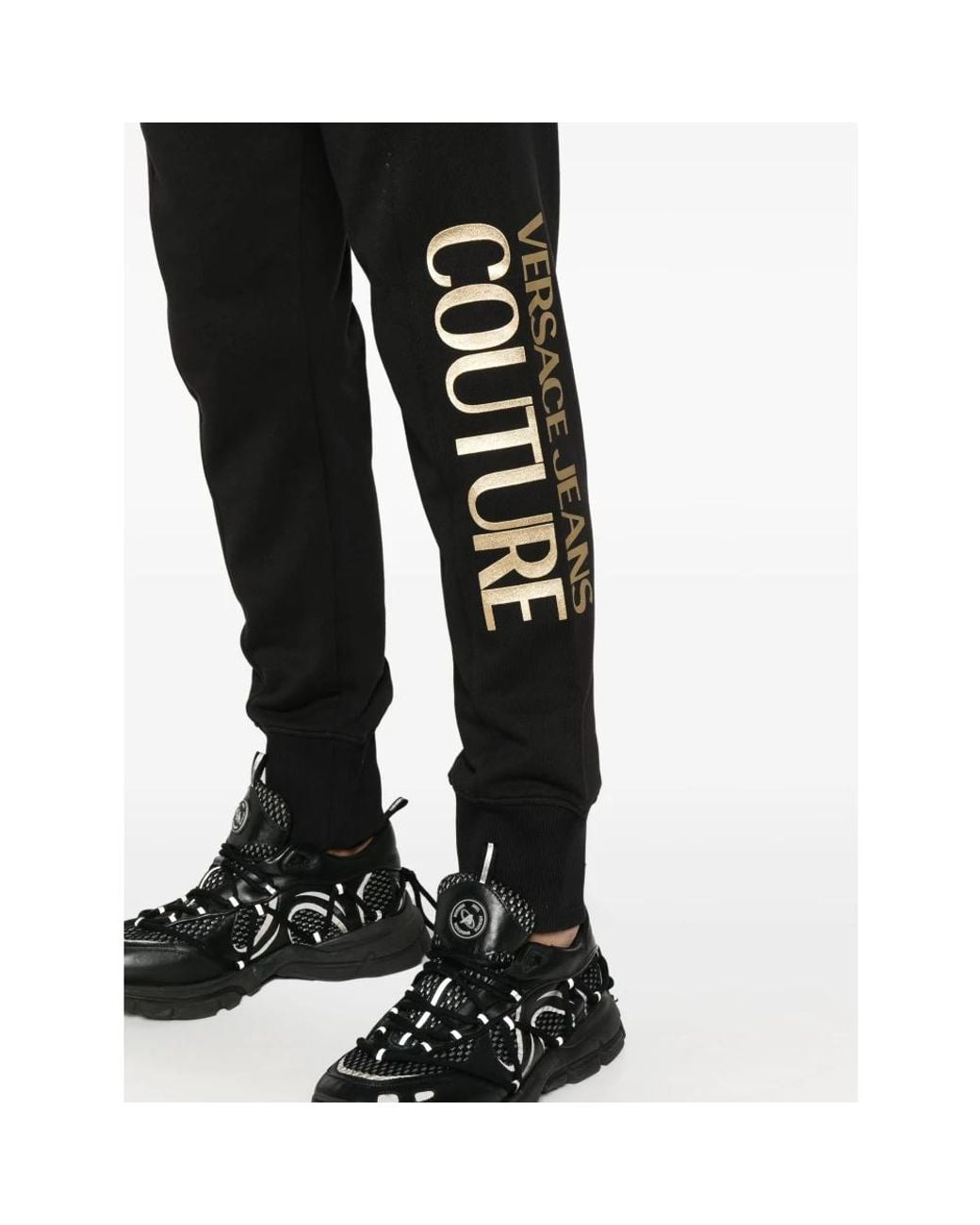 Versace Jeans Couture Black Sweatpants for men