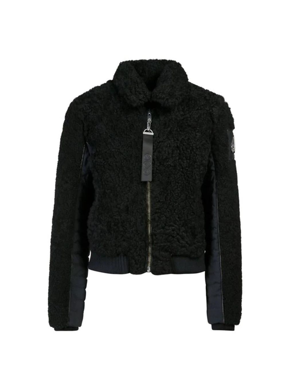 Moose Knuckles Black Faux Fur & Shearling Jackets