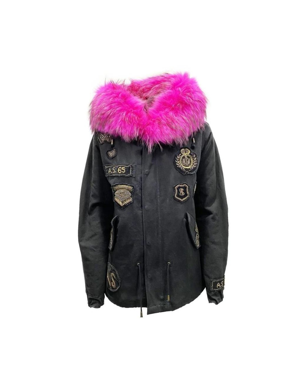 As65 Cotton Parka in het Pink