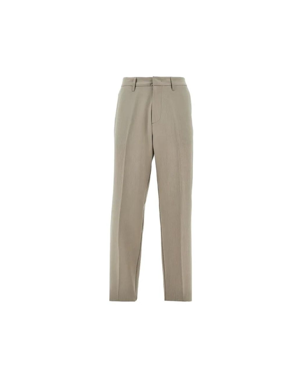 Emporio Armani Natural Straight Trousers for men