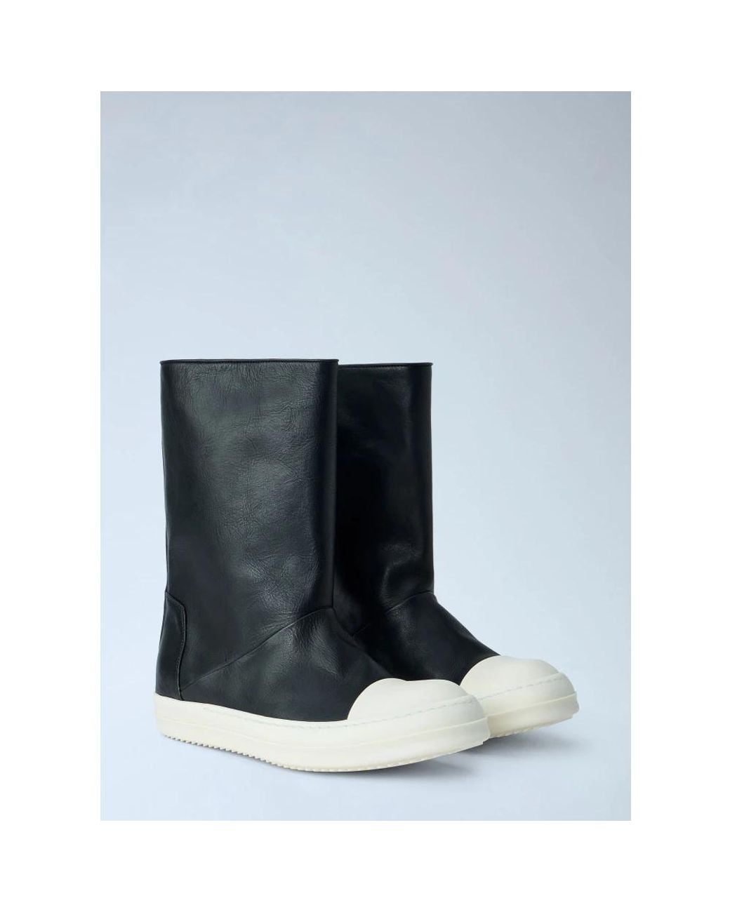 Rick Owens Blue High Boots for men