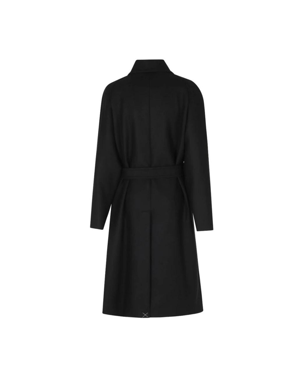 Fay Black Belted Coats