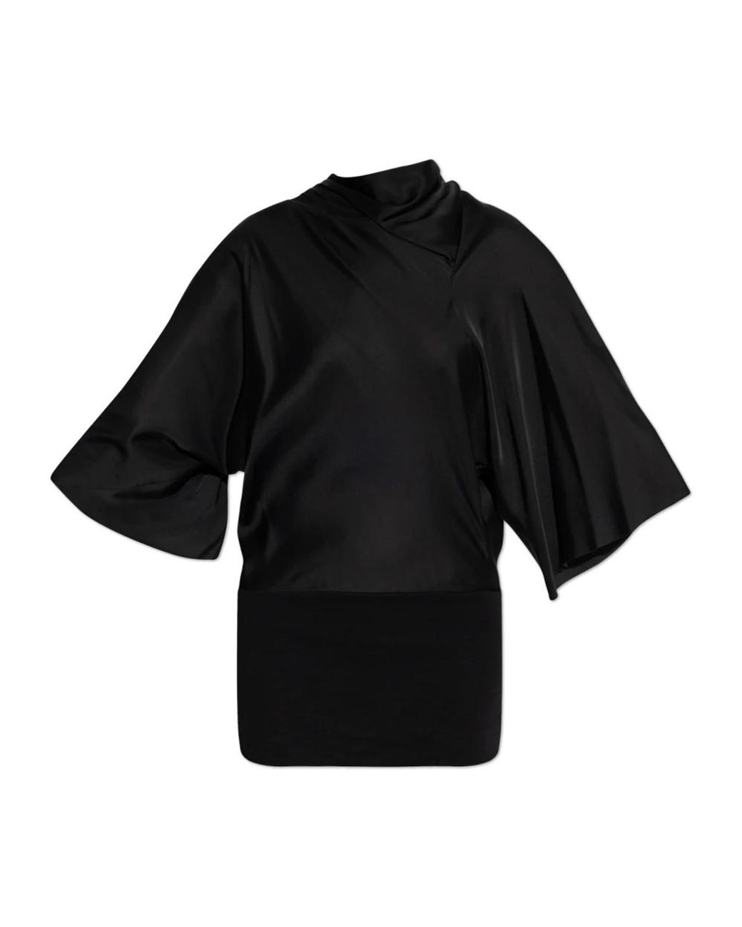 Rick Owens Overhemden ,Zwart ,Leer Cylinder Top in het Black