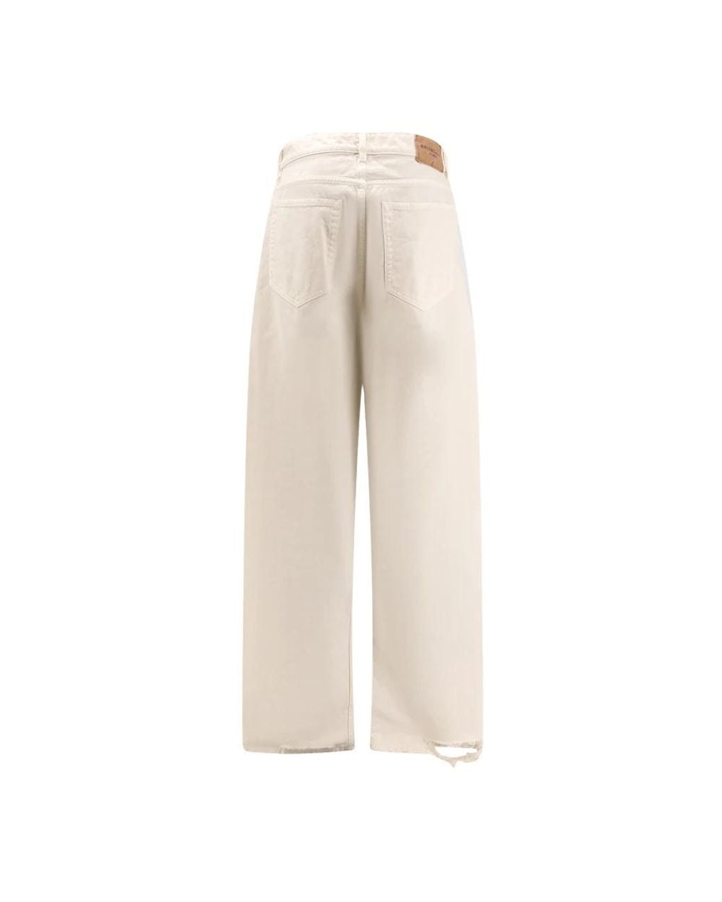 Balenciaga Natural Wide Trousers