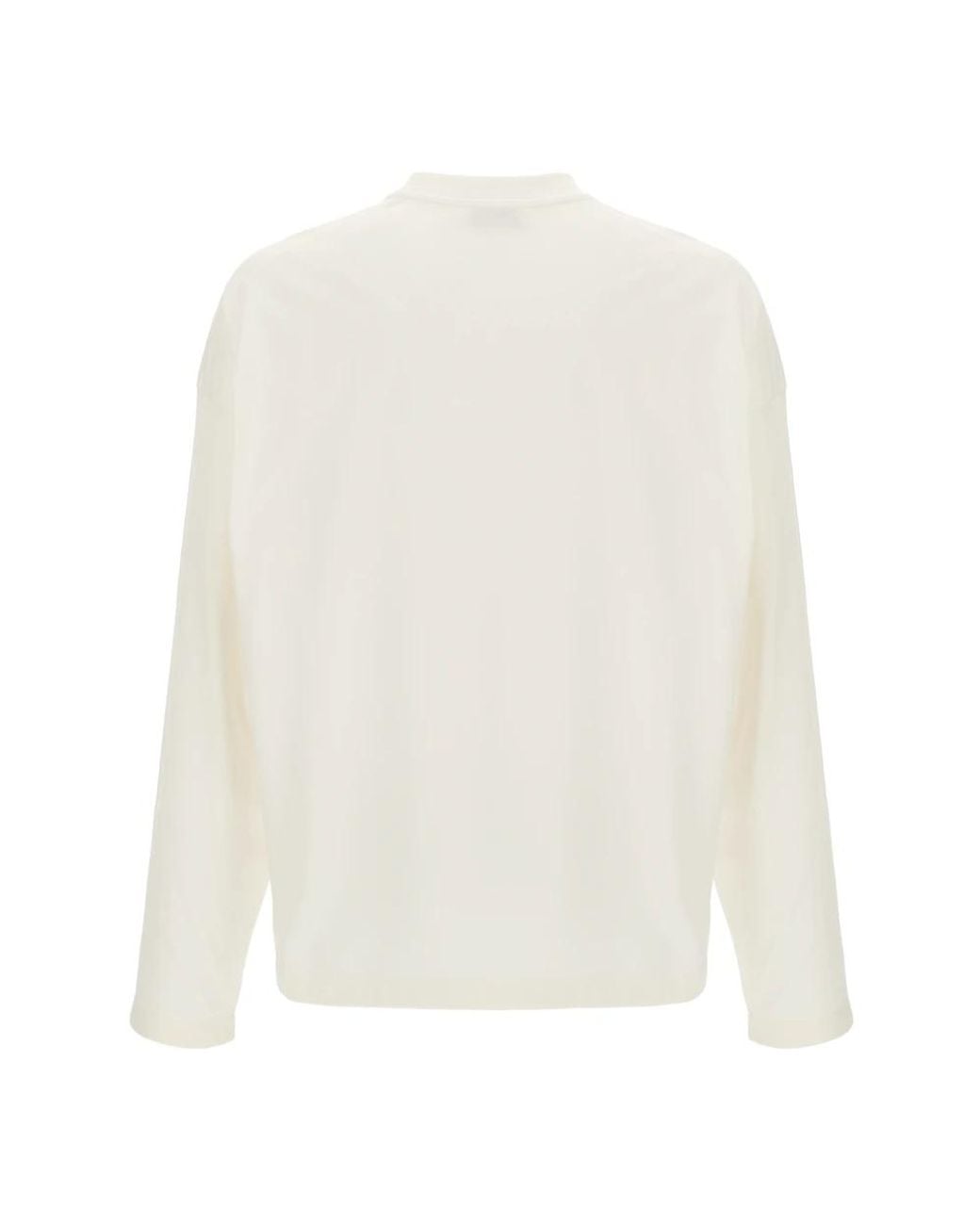 Jil Sander White Long Sleeve T-Shirts for men