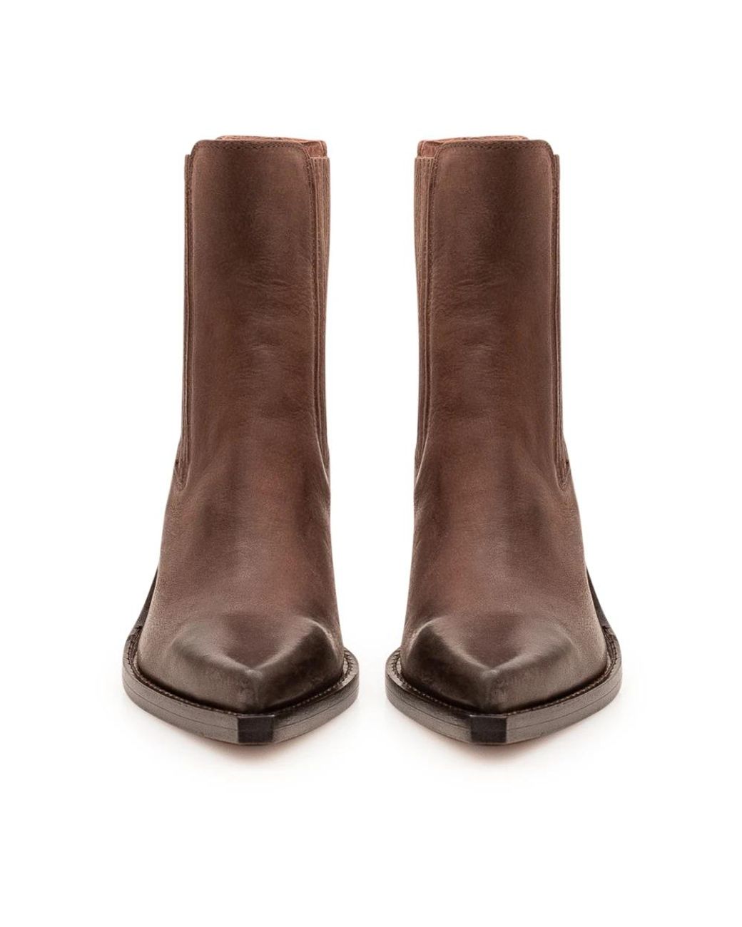 Paris Texas Brown Cowboy & Biker Boots