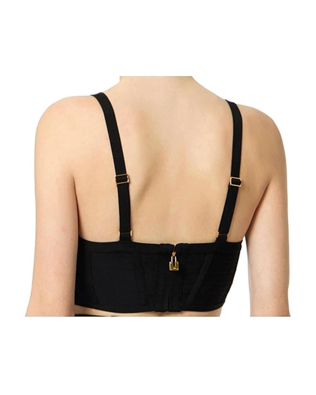 Elisabetta Franchi Black Sleeveless Tops