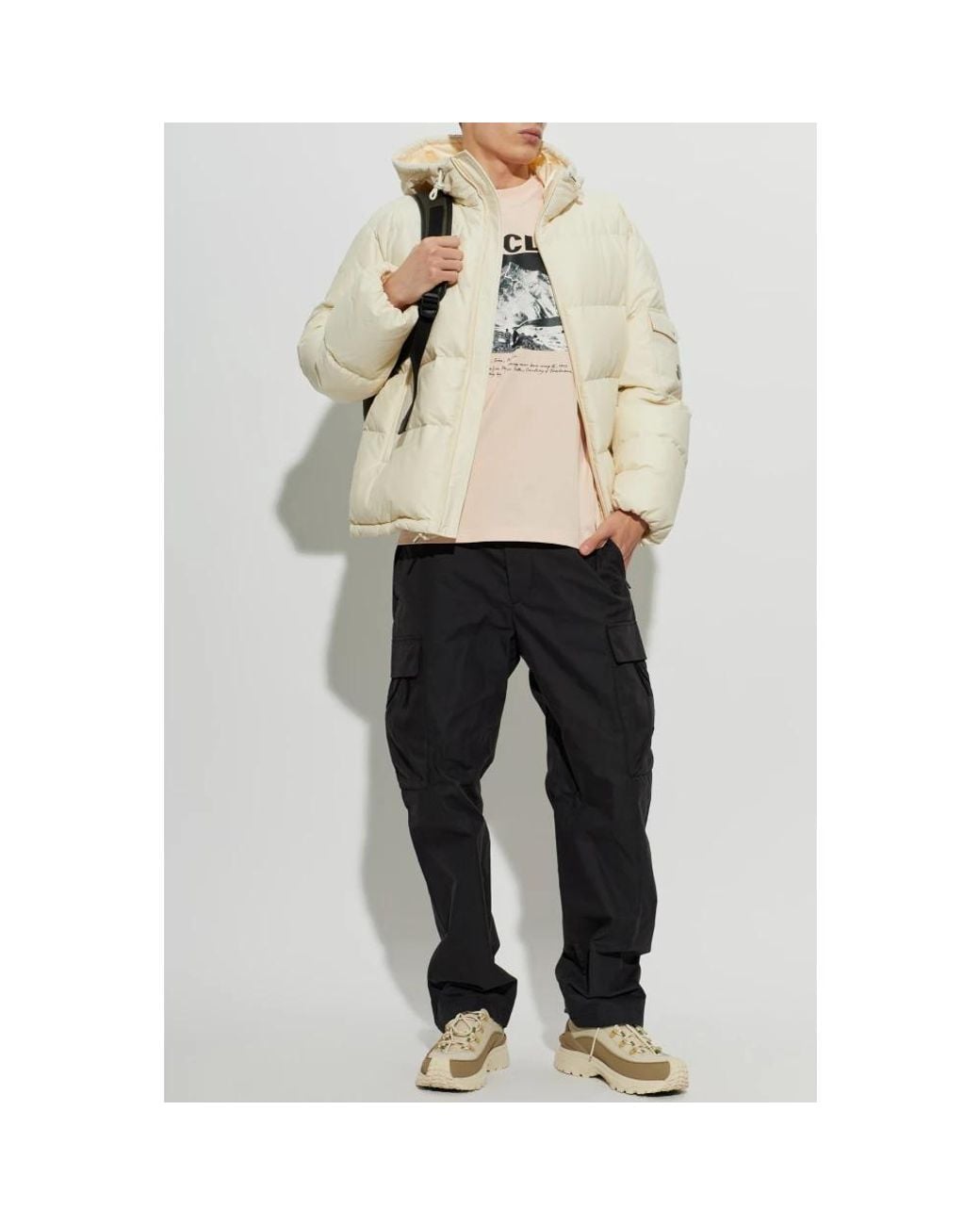 Down Jackets Moncler pour homme en coloris Natural