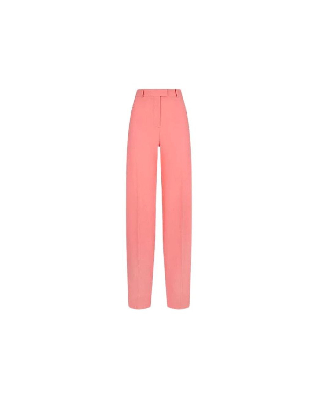 The Attico Pink Straight Trousers