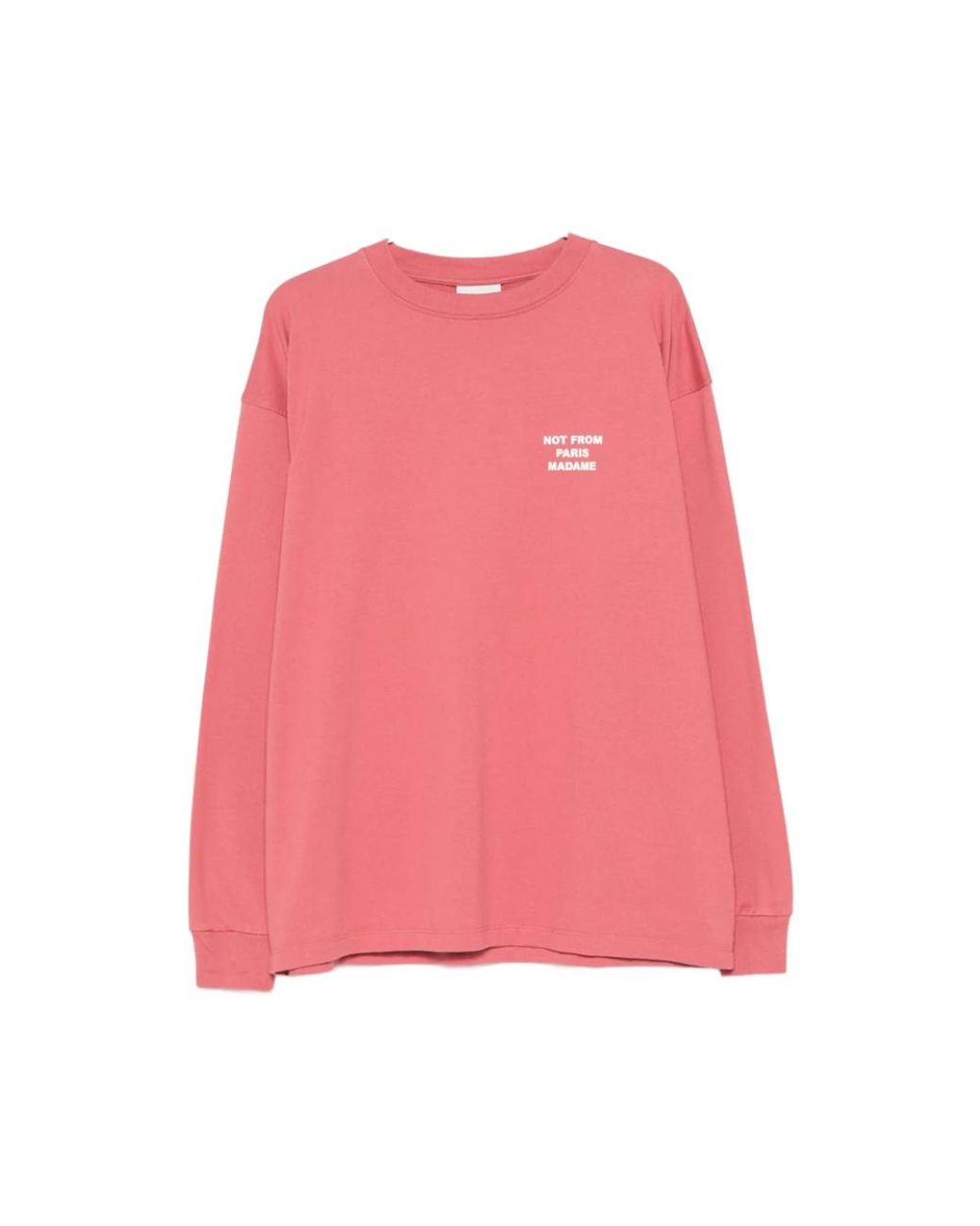 Drole de Monsieur Pink Long Sleeve T-Shirts for men