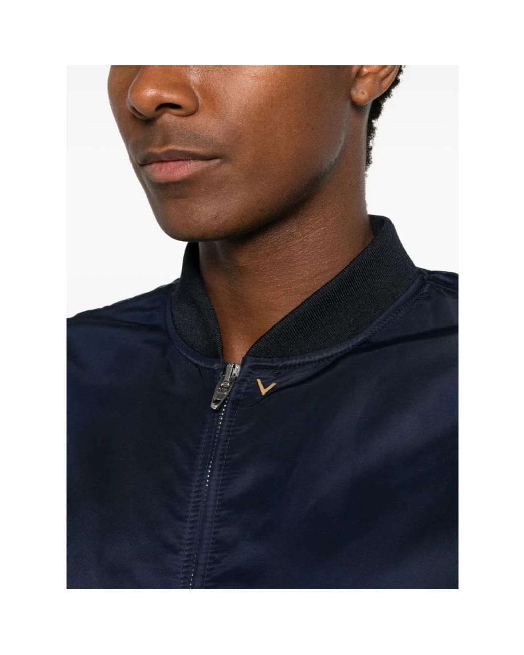 Valentino Blue Bomber Jackets for men