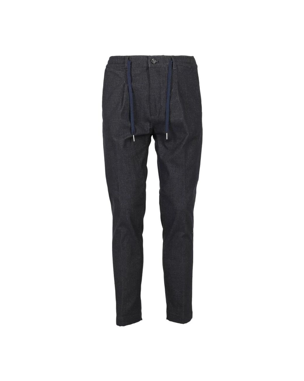 Cruna Blue Slim-Fit Trousers for men