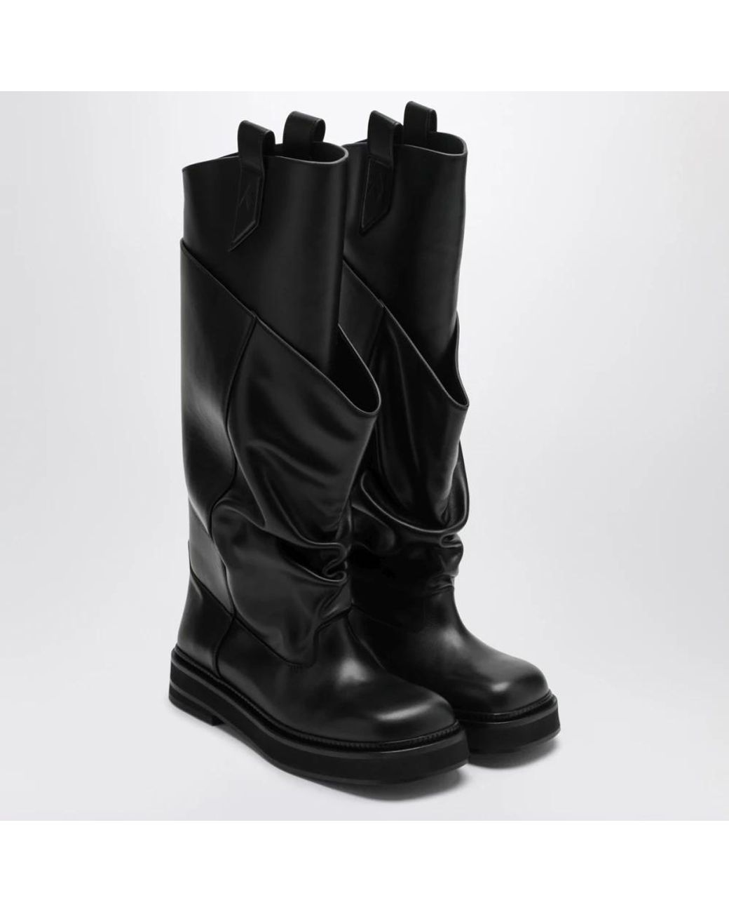 The Attico Black High Boots