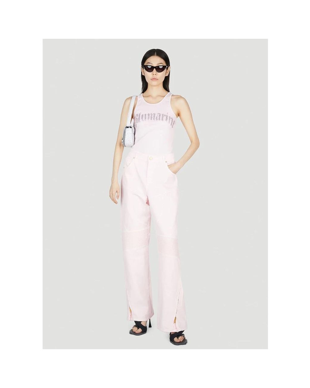 Blumarine Pink Straight Fit Jeans
