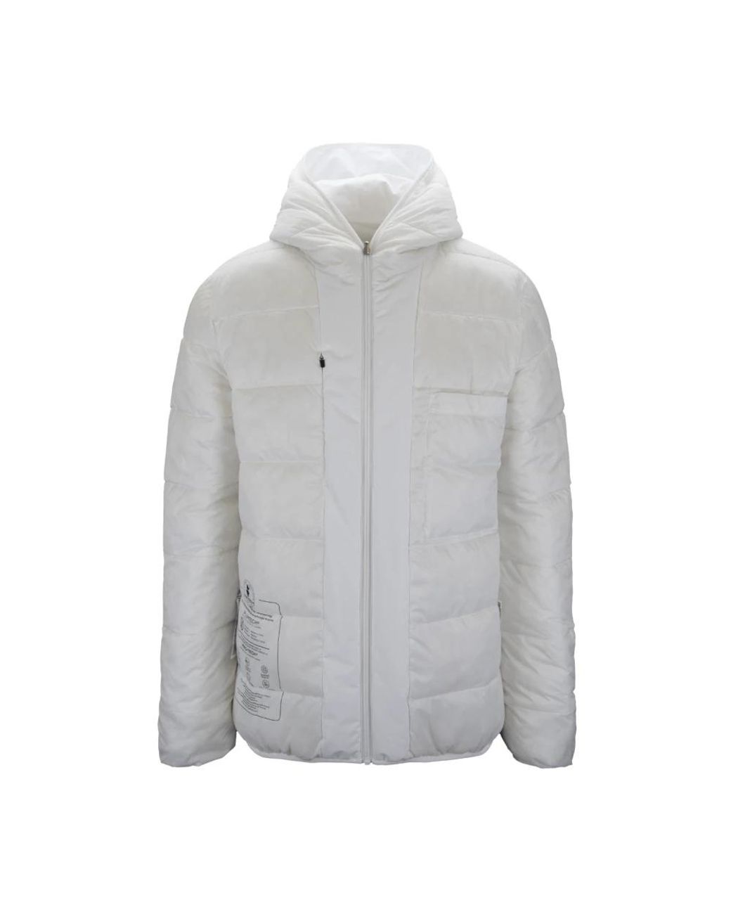 Save The Duck Jassen ,Wit ,Polyester Omkeerbare Gewatteerde Jas Met Capuchon in het Gray voor heren