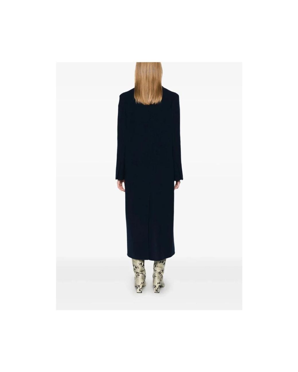 Double-Breasted Coats Max Mara de color Blue